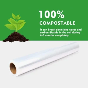 100% Compostable Kitchen Biodegradable PLA +PBAT Food Film Rolls
