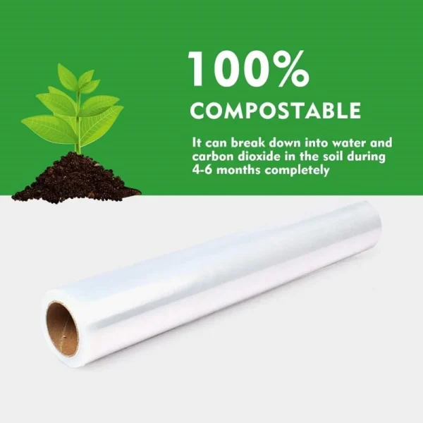 100% Compostable Kitchen Biodegradable PLA +PBAT Food Film Rolls