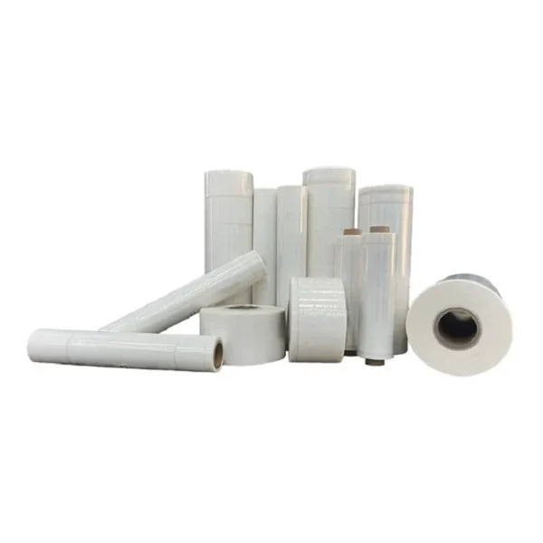 Environmentally friendly compostable PBAT wrap-around film packaging for PLA