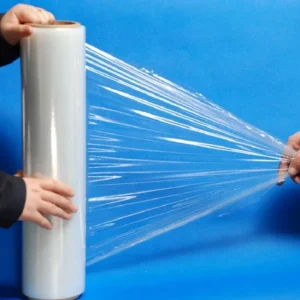 Bio 100% Biodegradable Industrial PLA  Film Large Rolls Self-Adhesive Compostable Wrap Film