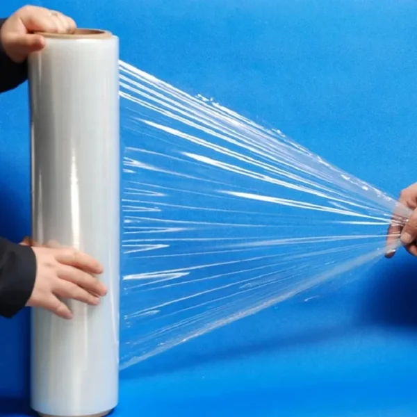 Bio 100% Biodegradable Industrial PLA  Film Large Rolls Self-Adhesive Compostable Wrap Film