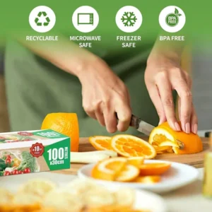 100% Compostable Fresh Food Service Cling Film Wrap 