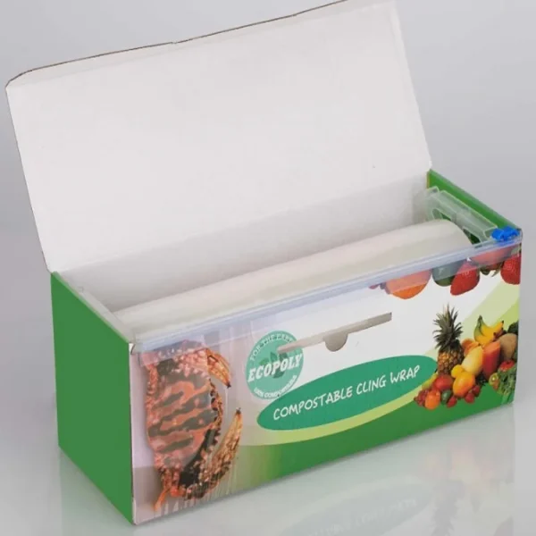 Biodegradable Transparent Polylactic Acid (PLA) Jumbo Roll Cling Film
