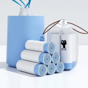 PLA+PBAT Biodegradable Drawstring Garbage Bag