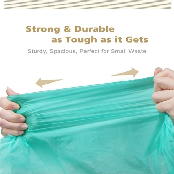 Compostable garbage bag 4 gallon (approx. 100 liter) drawstring garbage bag - 图片 3