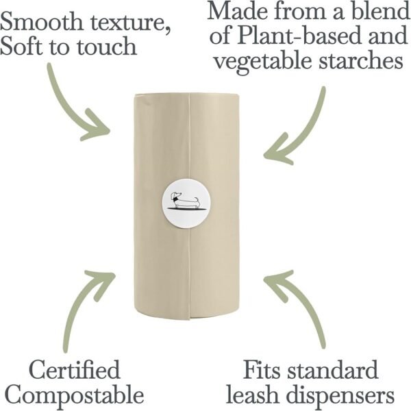 100% Certified Household Compostable and Biodegradable Dog Waste Bags - 图片 2
