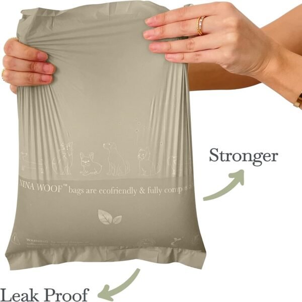 100% Certified Household Compostable and Biodegradable Dog Waste Bags - 图片 3
