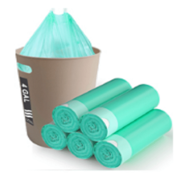 Compostable Trash Bags Drawstring Biodegradable Trash Bags 100% Composting Small Trash Bags - 图片 2