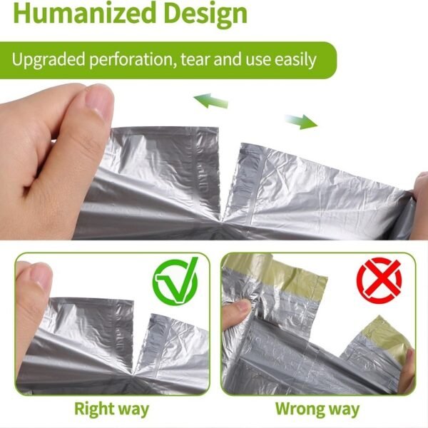 Compostable Drawstring Garbage Bags - 图片 2
