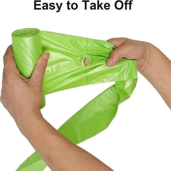 Compostable Plant-Based Garbage Bags Recycled Fragrance-Free High Kitchen Garbage Bags - 图片 4