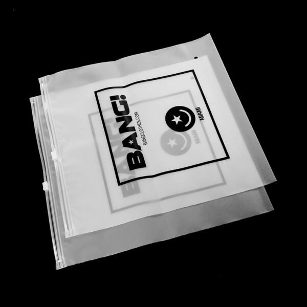 Biodegradable quality frosted bag clothes packaging - 图片 2