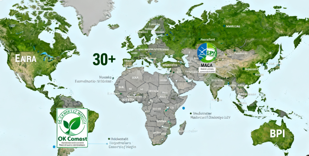 Different countries have different certification standards.