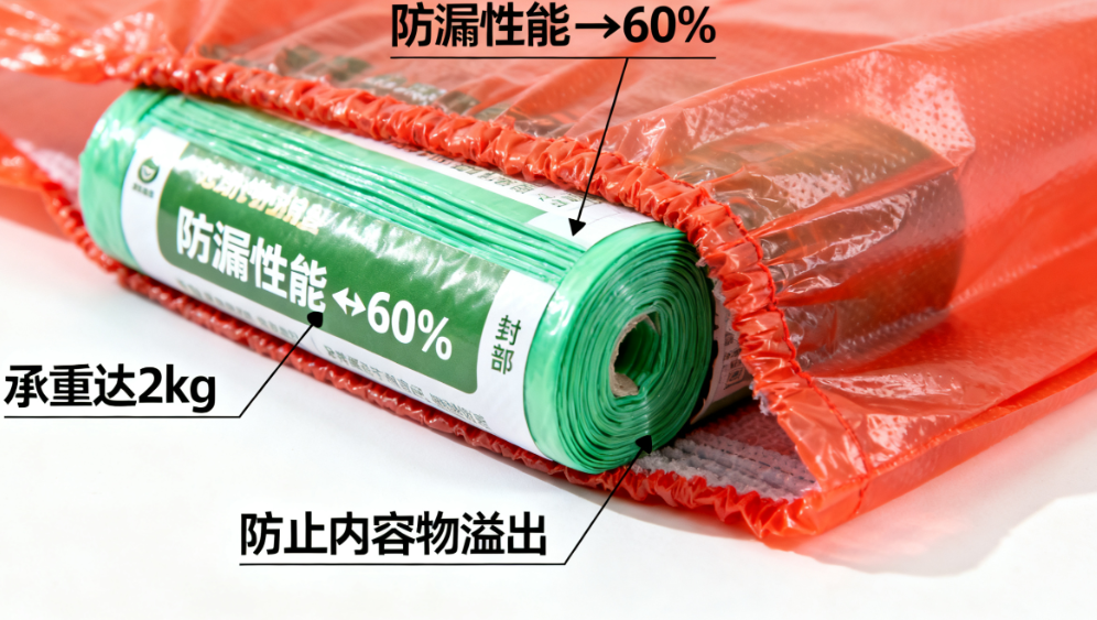 Functional optimization of biodegradable pet bags