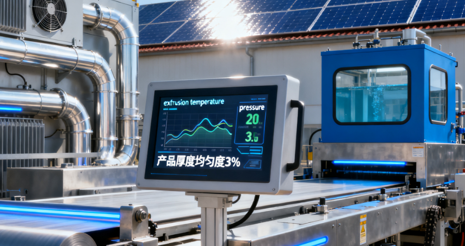 The product thickness uniformity is 3%