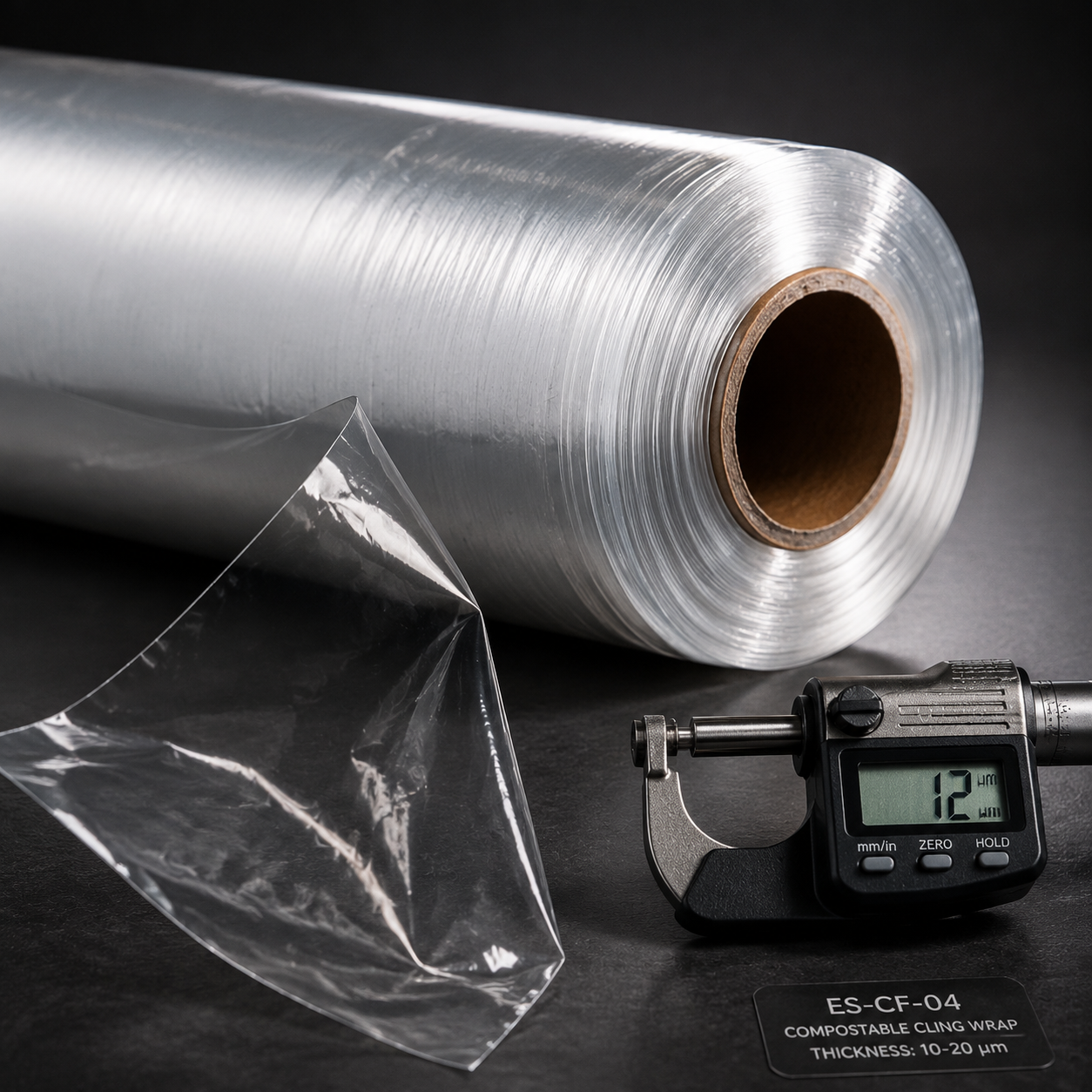 PLA+PBAT Compostable Cling Wrap — photo 3