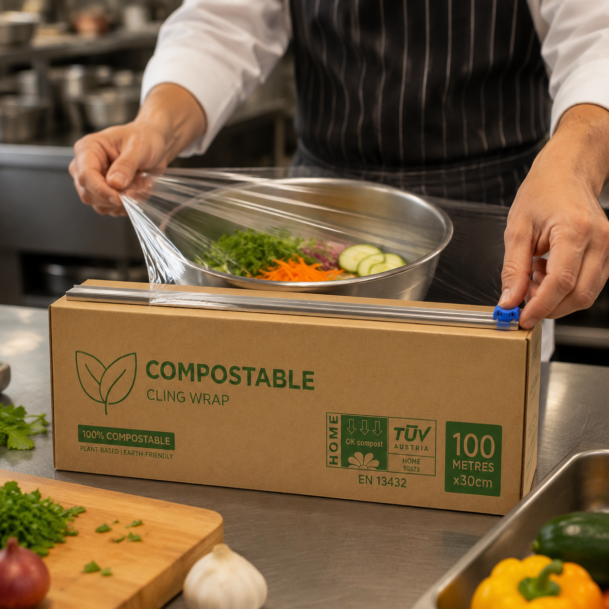 PLA+PBAT Compostable Cling Wrap — photo 2
