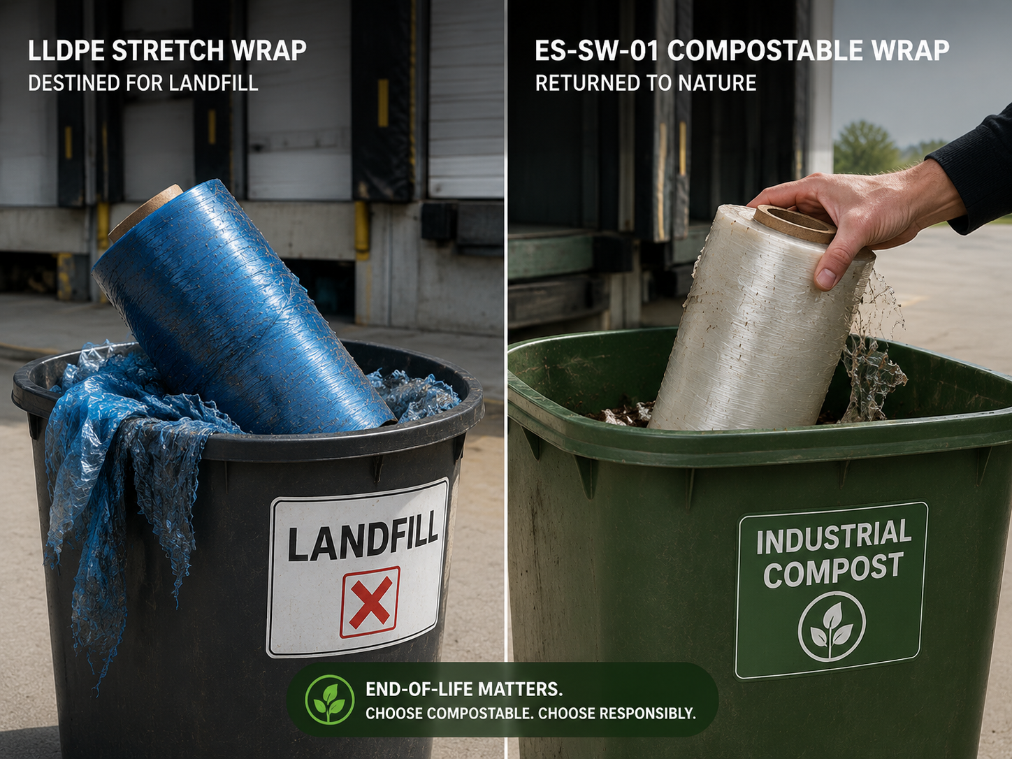 Self-Adhesive Biodegradable Stretch Wrap — photo 4
