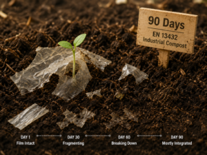 EN 13432 and OK Compost INDUSTRIAL certified
