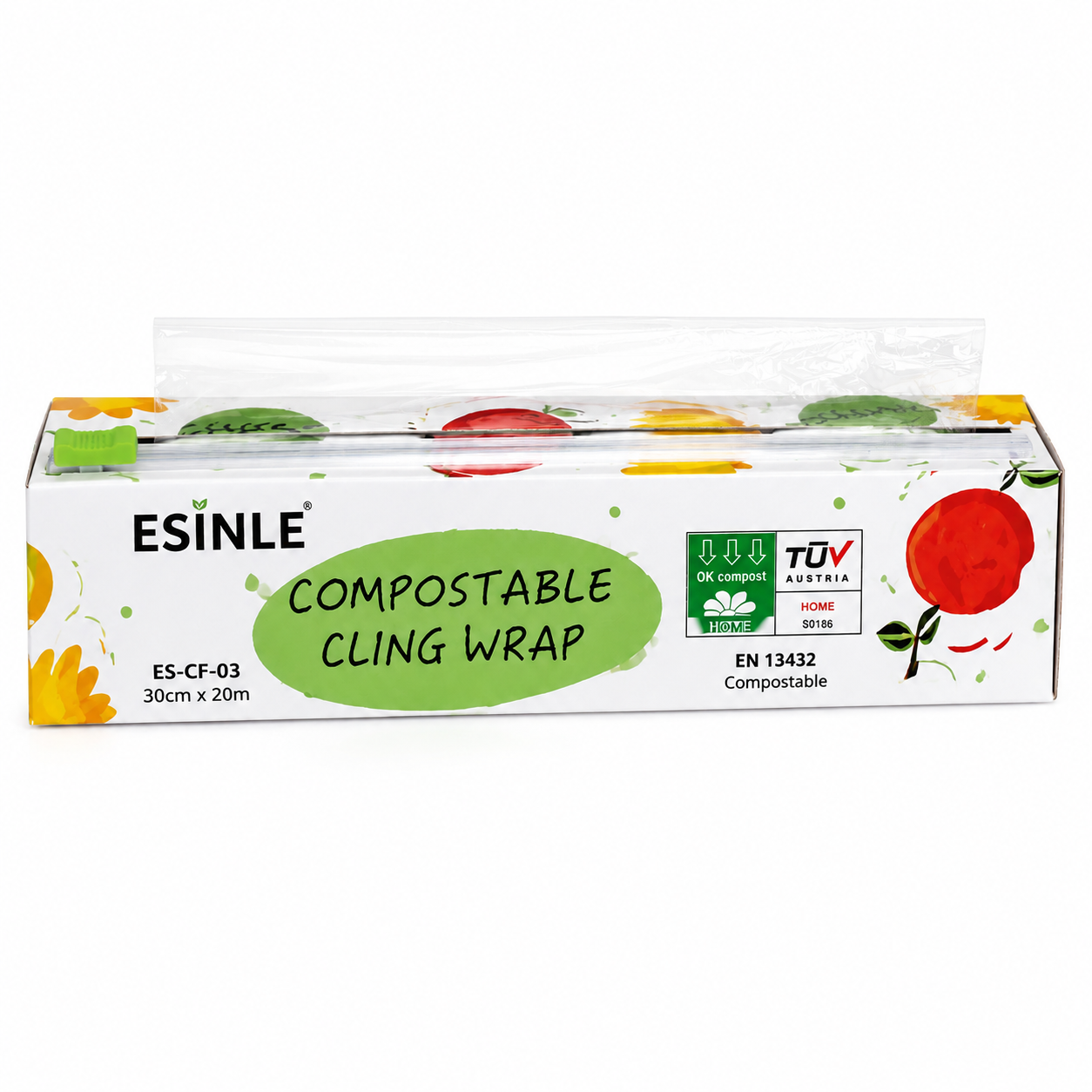 Compostable Food Wrap with Cutter — photo 2