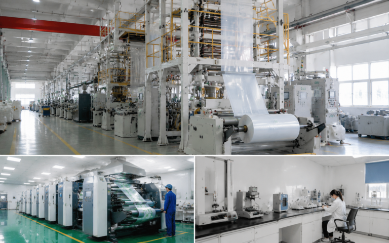 Blown-film extrusion