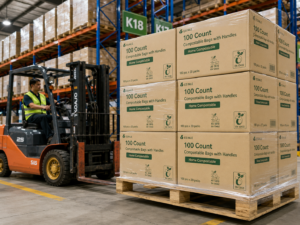 0.8 kg CO2e per 1,000 bags