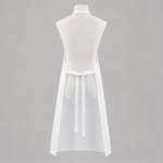Compostable Disposable Apron | PLA Nonwoven Food-Safe Bib Apron — photo 2