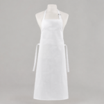 Compostable Disposable Apron | PLA Nonwoven Food-Safe Bib Apron — photo 1