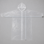Compostable Disposable Raincoat | PBAT+PLA Hooded Poncho with Sleeves — photo 3
