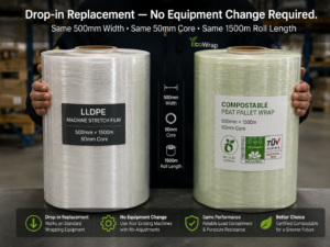 Fewer rewraps on sharp-edged loads
