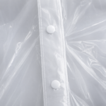 Compostable Disposable Raincoat | PBAT+PLA Hooded Poncho with Sleeves — photo 5