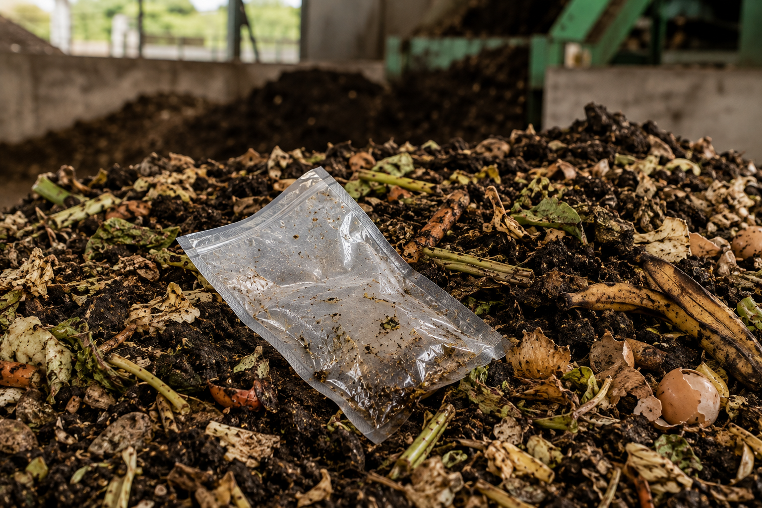 Certified industrially compostable to EN 13432