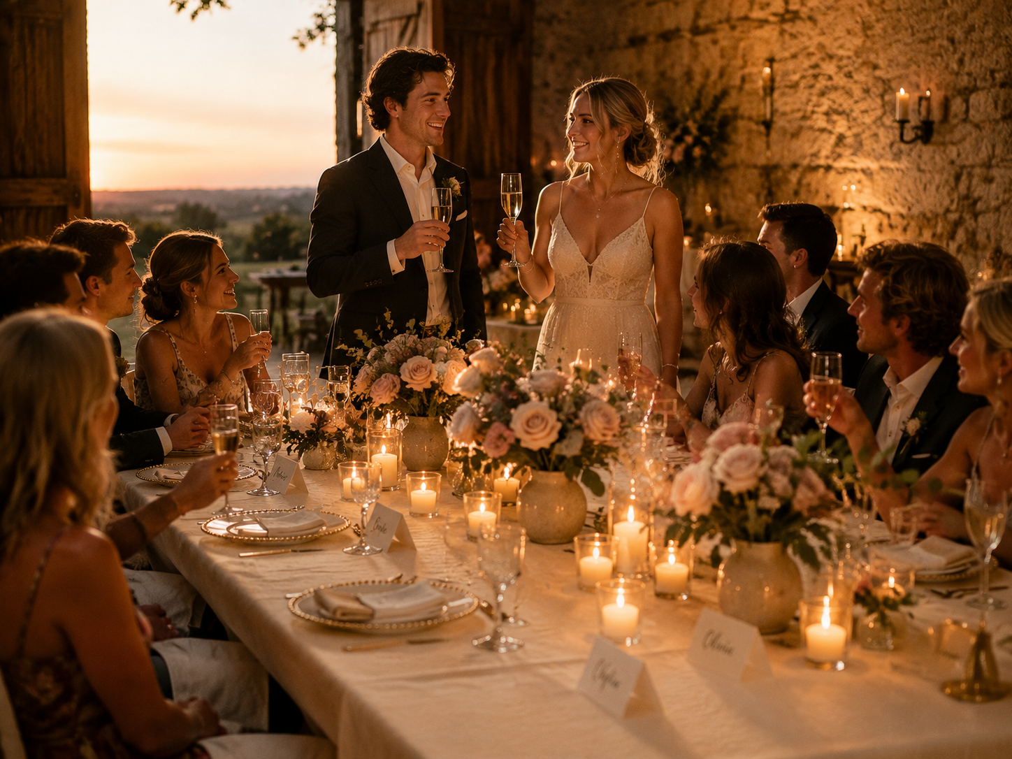 Wedding receptions and rehearsal dinners