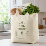 12 lb Compostable Shopping Bags Heavy Duty — photo 5