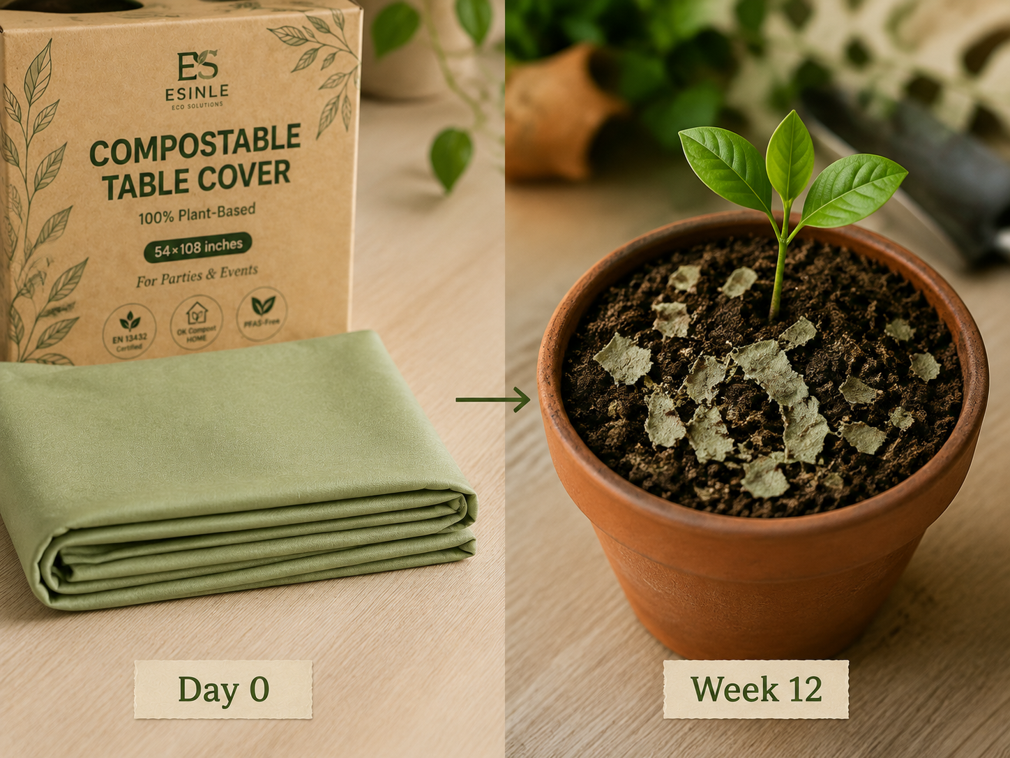 12-month shelf life, individually folded