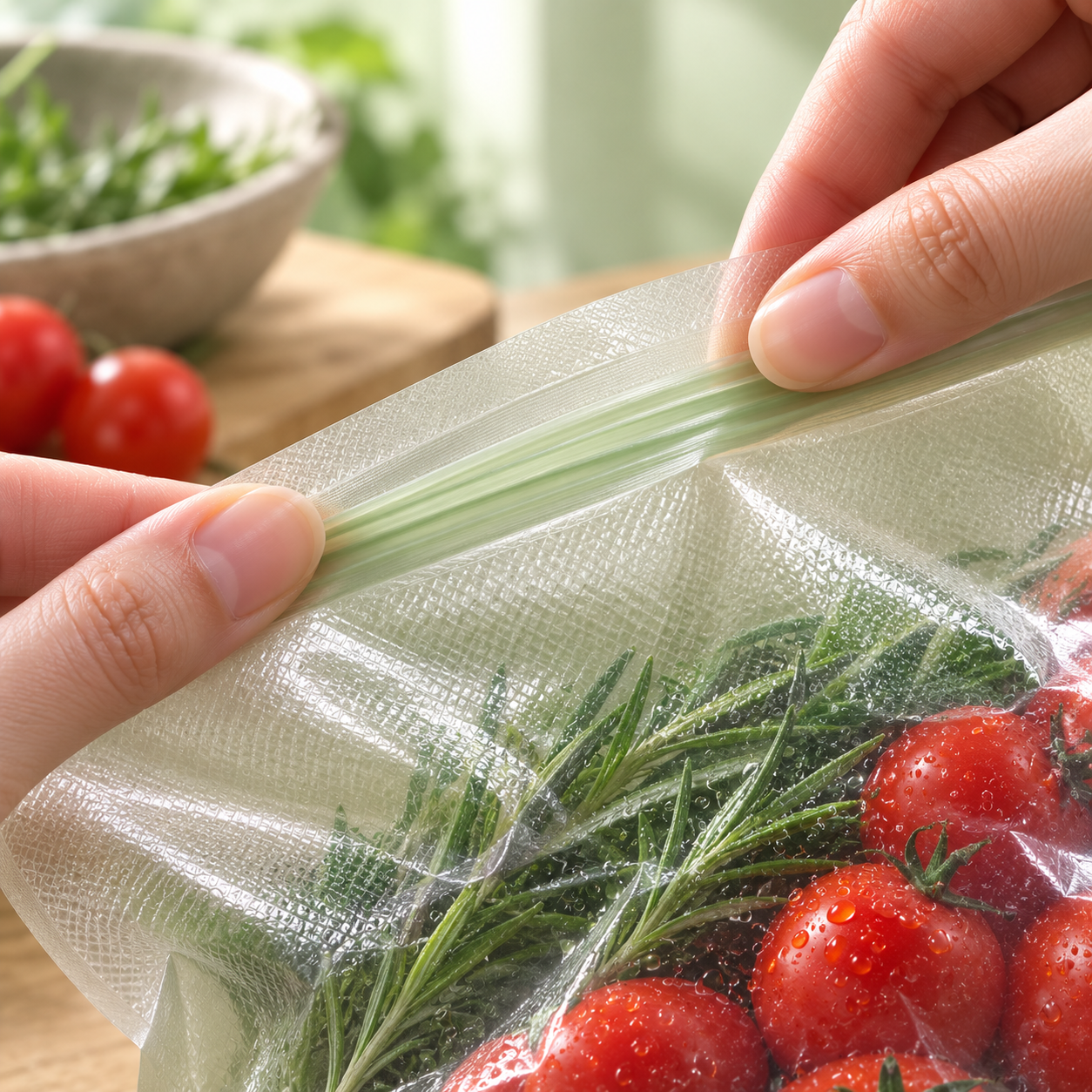 Compostable Food Saver Vacuum Bags — photo 3