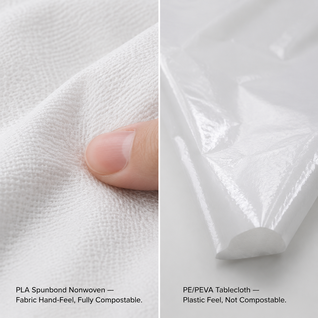Compostable Nonwoven Tablecloth Roll | PLA Spunbond — photo 2