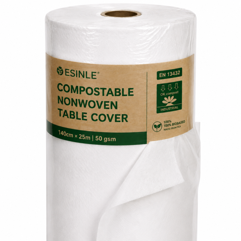 Compostable Nonwoven Tablecloth Roll | PLA Spunbond