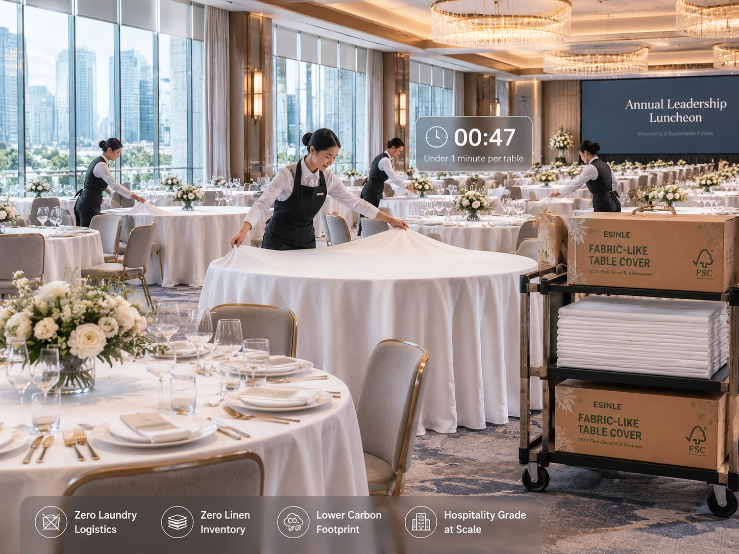 Hotel conference and banquet operations