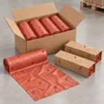 Custom printed compostable garbage bag rolls and wholesale kraft packaging