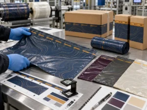OEM colour, print and packaging quality control for heavy duty compostable bags