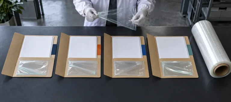 Four document files for EN 13432, ASTM D6400, BPI and OK compost INDUSTRIAL finished-SKU review