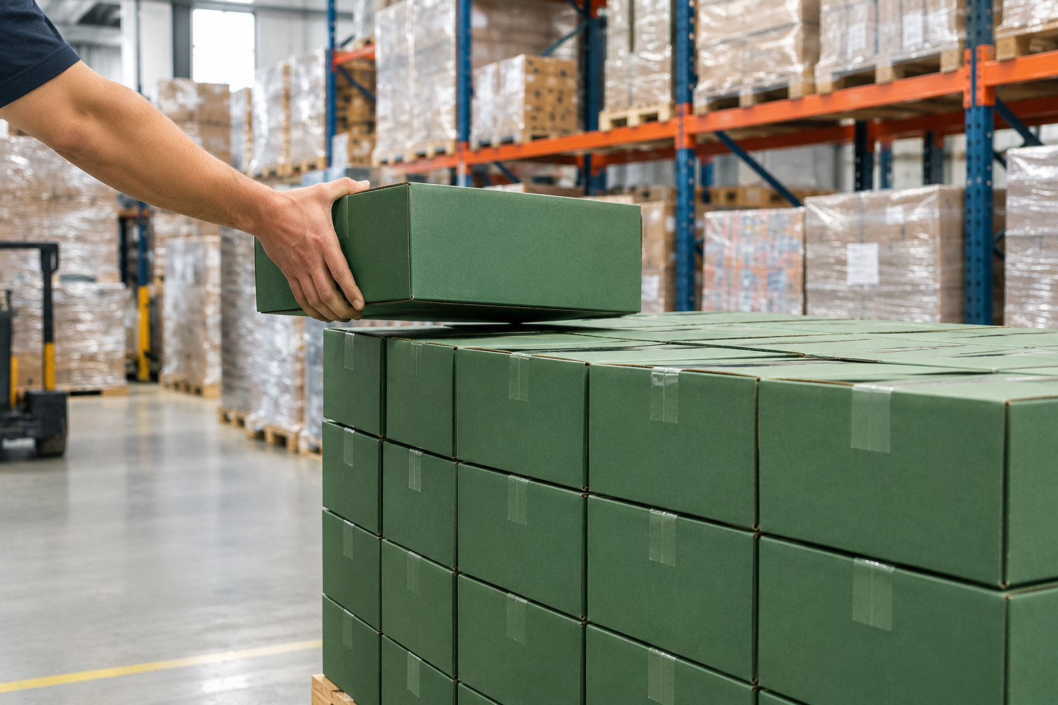 Warehouse carton density — pallet stacking