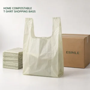Home Compostable T-Shirt Shopping Bags