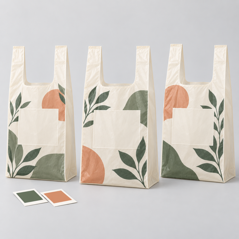 BPI Certified T Shirt Shopping Bags Bulk