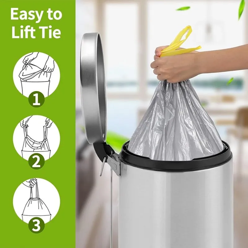 Small Drawstring Compostable Trash Bags — photo 3