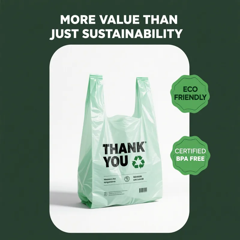 BPI Certified T Shirt Shopping Bags Bulk — photo 3