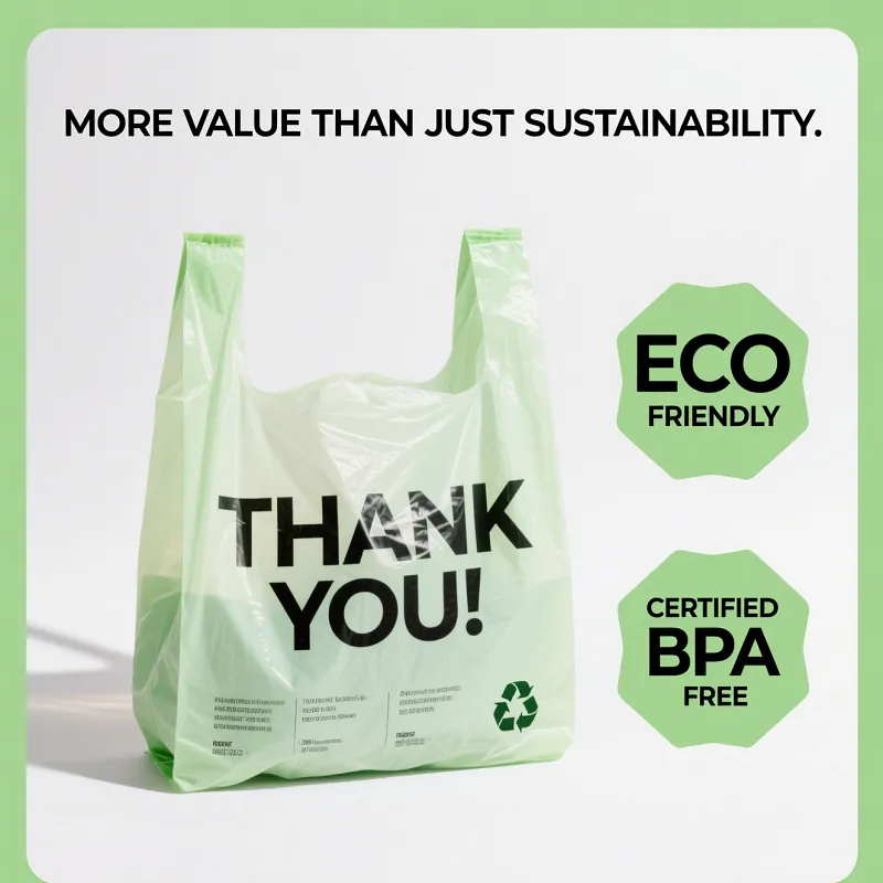 BPI Certified T Shirt Shopping Bags Bulk — photo 2