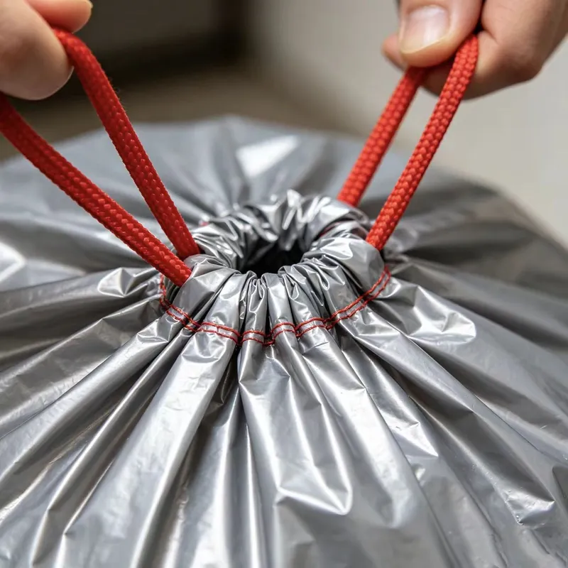 Small Drawstring Compostable Garbage Bags — photo 4