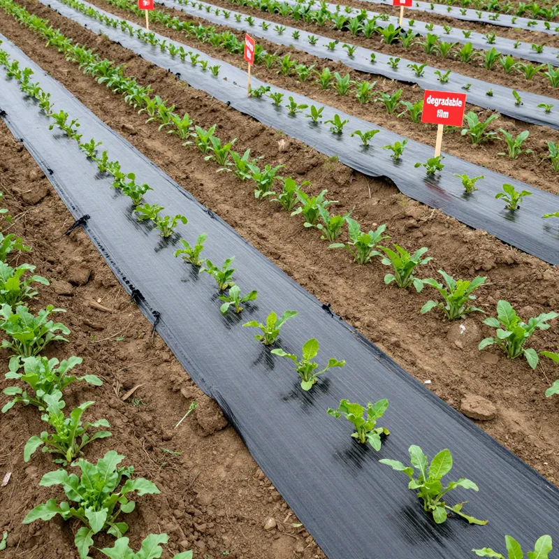 PLA+PBAT Biodegradable Weed Mulch — photo 2