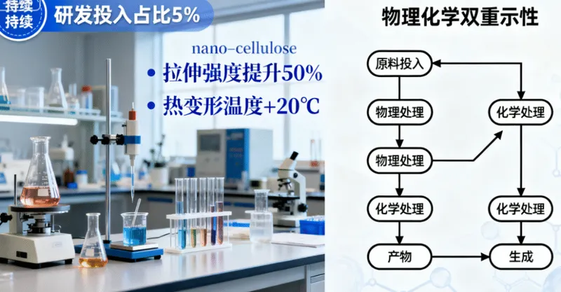 R&D investment accounts for 5%